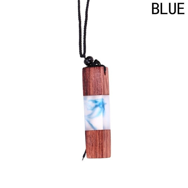 Handmade wooden Resin Necklaces