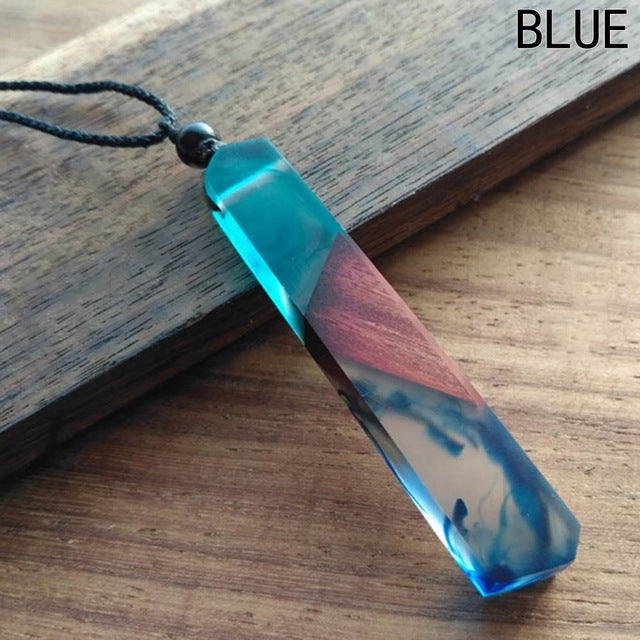 Handmade wooden Resin Necklaces