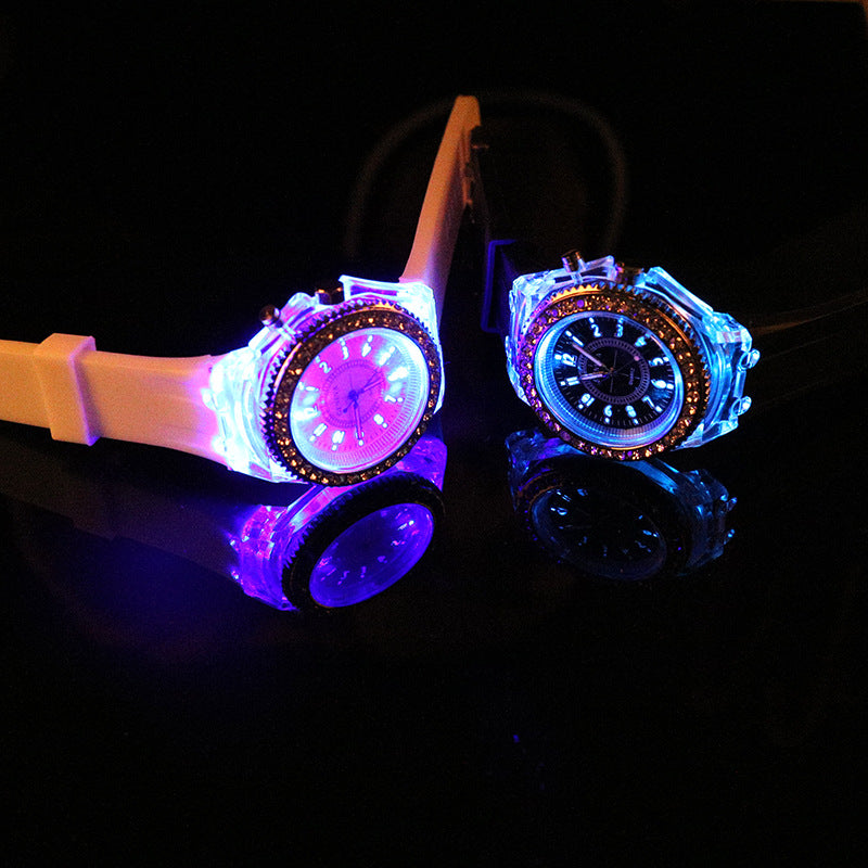 7 Color LED Flash Wrist Watch