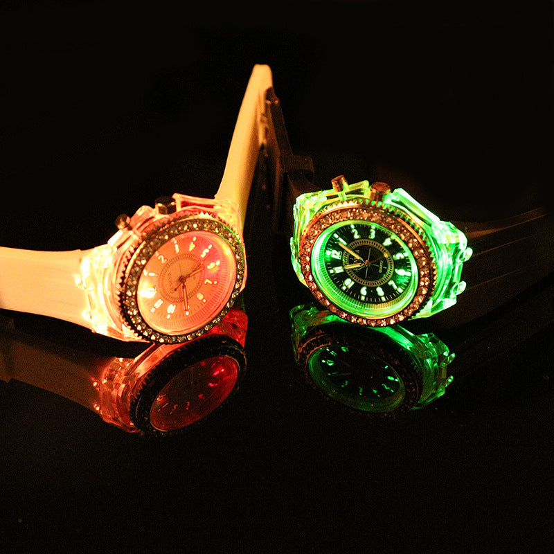 7 Color LED Flash Wrist Watch