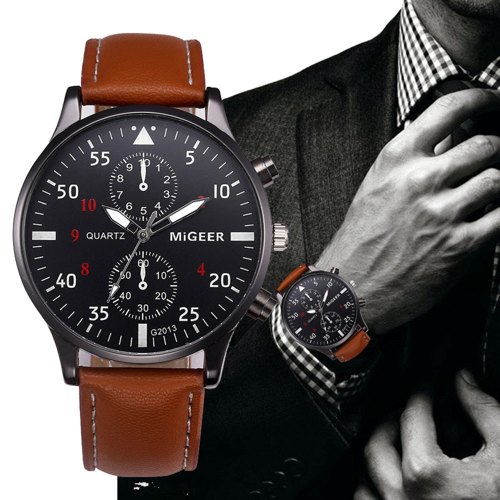 Leather Watch for men